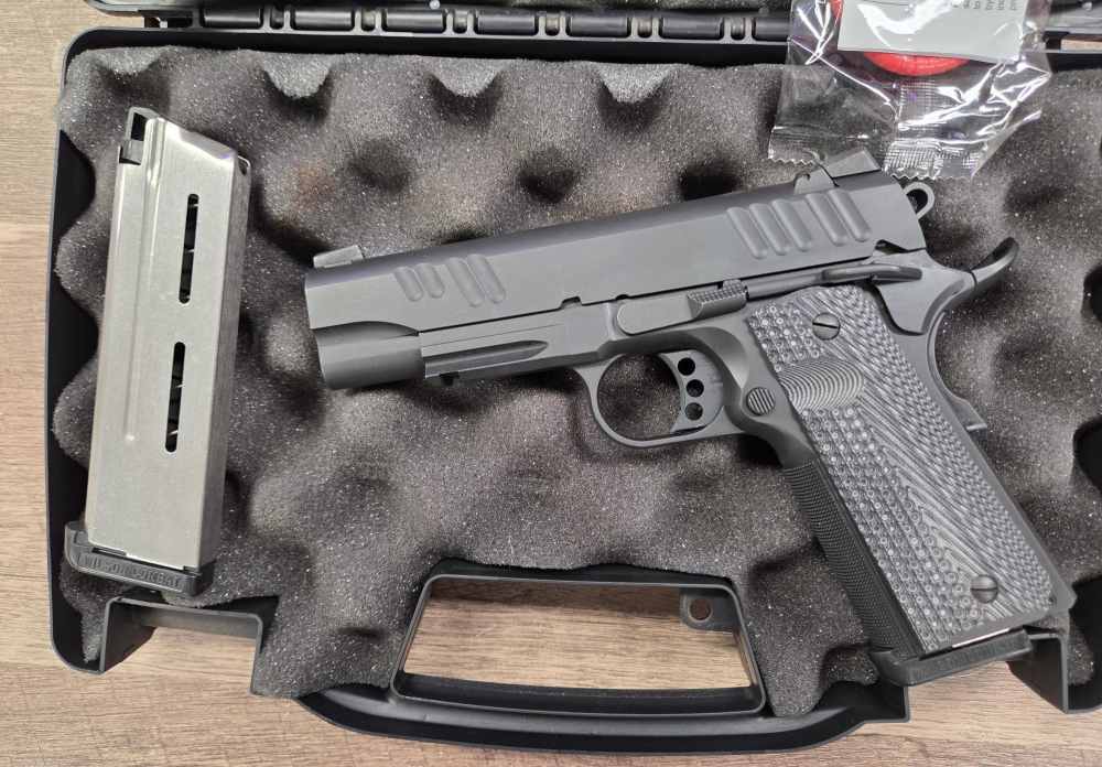PRE-OWNED - Alpha Foxtrot AF 1911 4.25" 9mm TAC Black-img-1