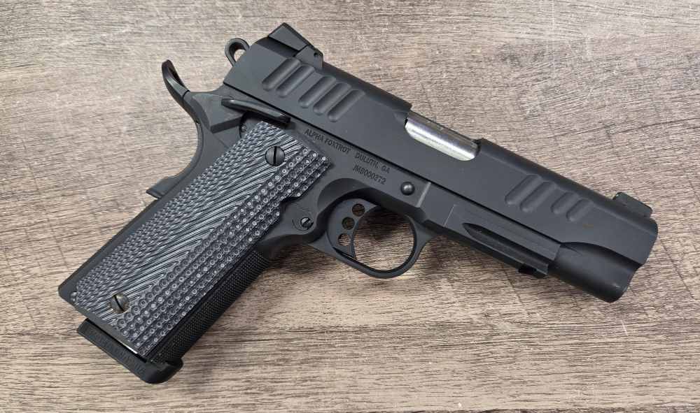 PRE-OWNED - Alpha Foxtrot AF 1911 4.25" 9mm TAC Black-img-3