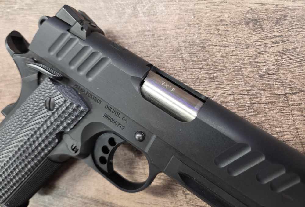 PRE-OWNED - Alpha Foxtrot AF 1911 4.25" 9mm TAC Black-img-4