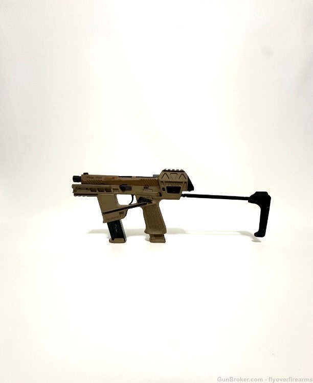 Flux Defense Raider X- RH Brace FDE SilencerCo Threaded Barrel-img-6