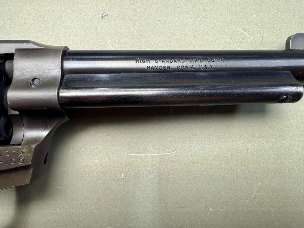 High Standard Double-Nine W-100 .22 Cal 9-Shot Revolver – Early Production-img-3