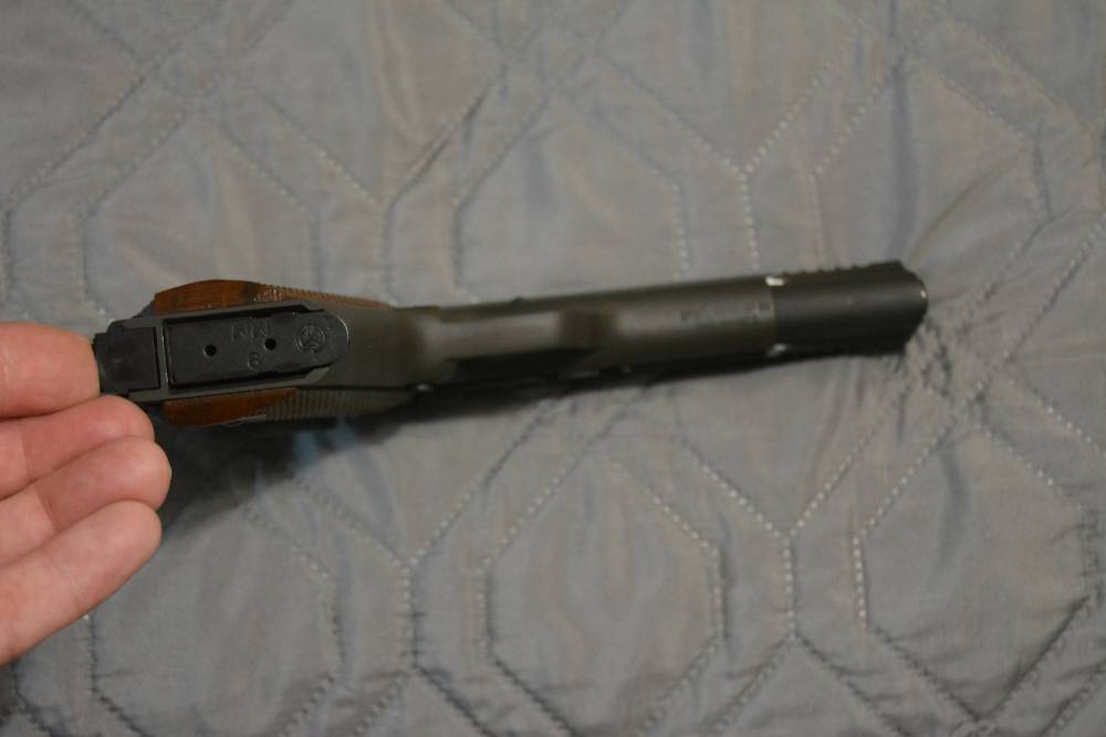 Citadel M1911 A1 Government 9mm Pistol with Wood Grips-img-3