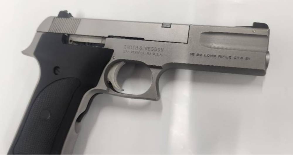 Pre Owned: Smith & Wesson Model 2206 .22 Long Rifle Semi Auto-img-1