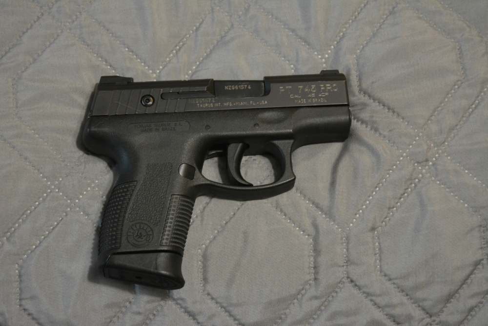Taurus PT745 Millennium Pro Compact .45 ACP Blue/Black Pistol-img-1