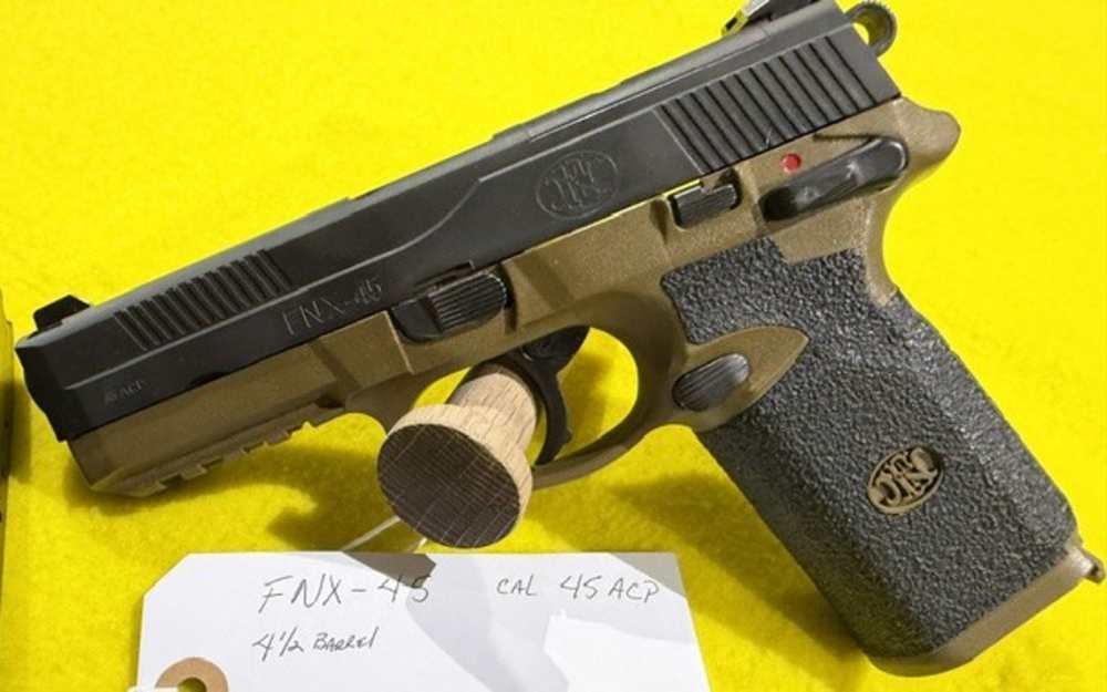 FNX-45, TWO TONE FDE AND BLACK 4.5" BARREL W/ 5 MAGS-img-5