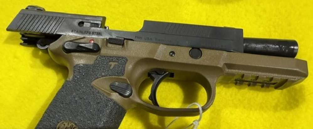 FNX-45, TWO TONE FDE AND BLACK 4.5" BARREL W/ 5 MAGS-img-10