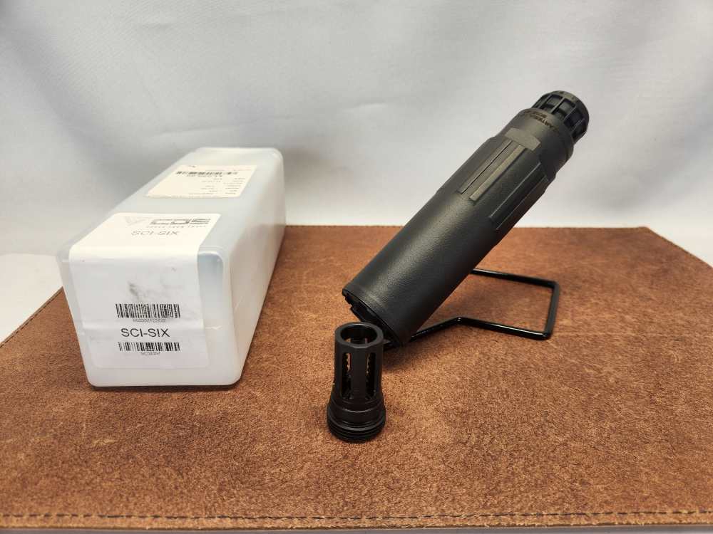 CGS Sci-Six 5.56 Suppressor Lightly Used w/ Muzzle Device-img-0