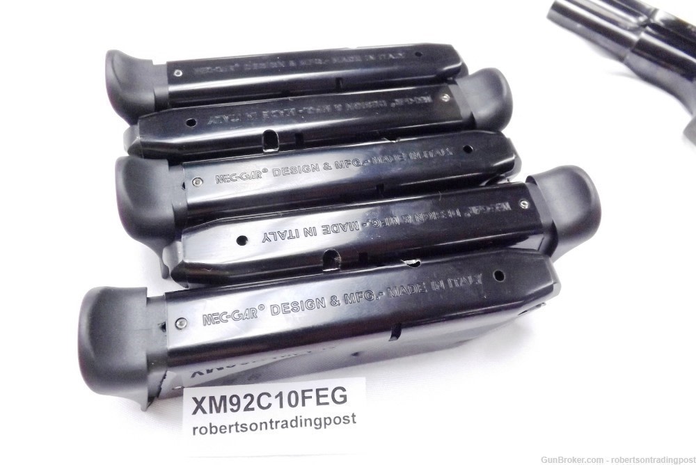 Mec-Gar 9mm 10 rd Magazine fits Beretta 92C also Feg P9R KBI GKK92 R9 Arcus-img-5