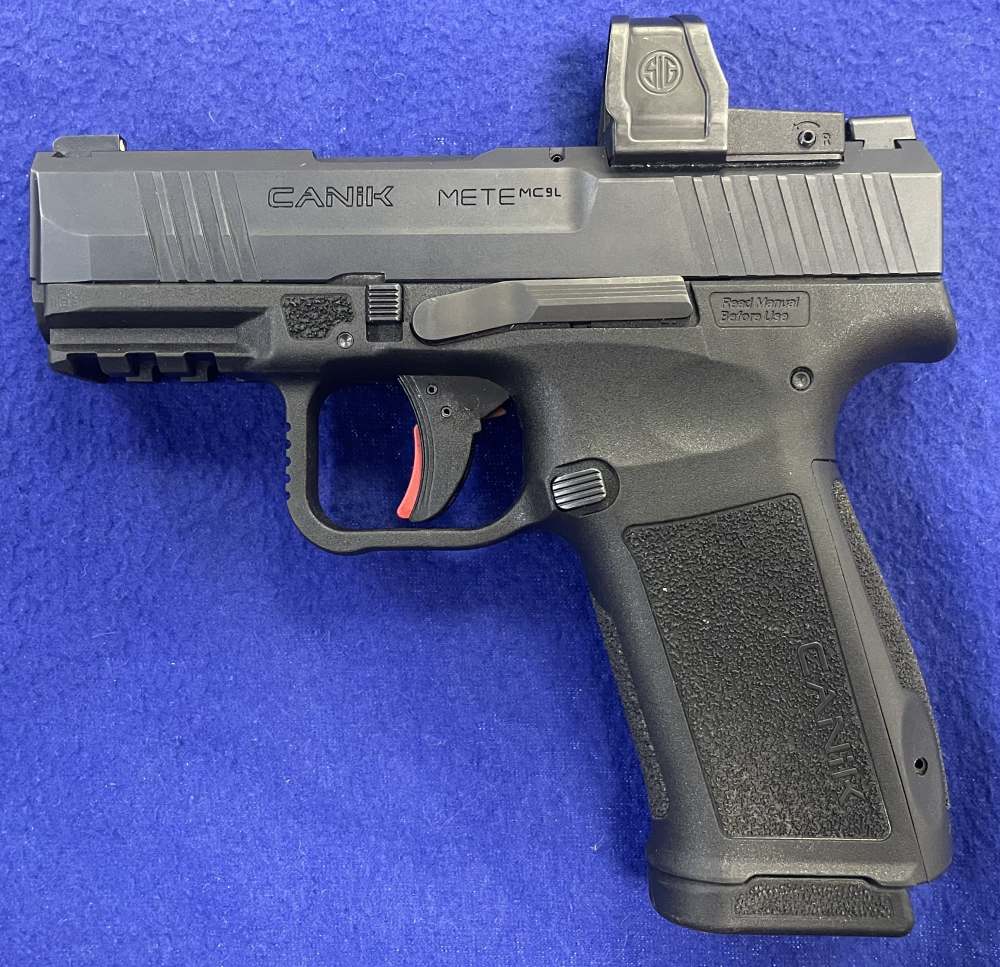Canik MC9L with SIG Sauer ROMEOZero & Holster-img-0