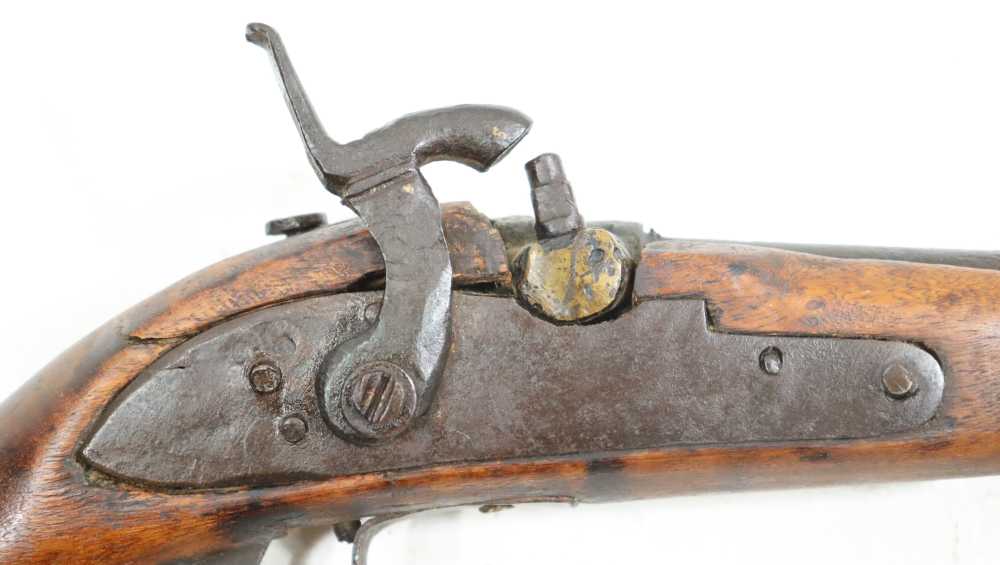 ANTIQUE PERCUSSION PISTOL UNKNOWN MAKER AND CALIBER-img-1