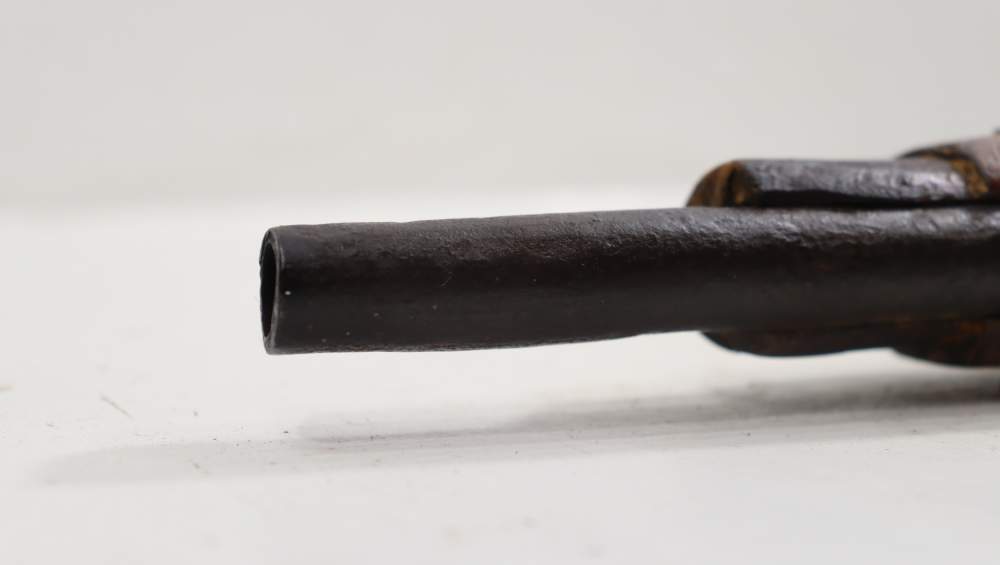 ANTIQUE PERCUSSION PISTOL UNKNOWN MAKER AND CALIBER-img-18