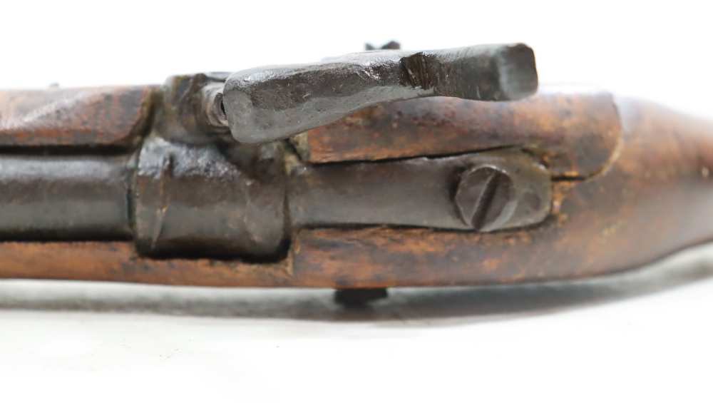 ANTIQUE PERCUSSION PISTOL UNKNOWN MAKER AND CALIBER-img-16