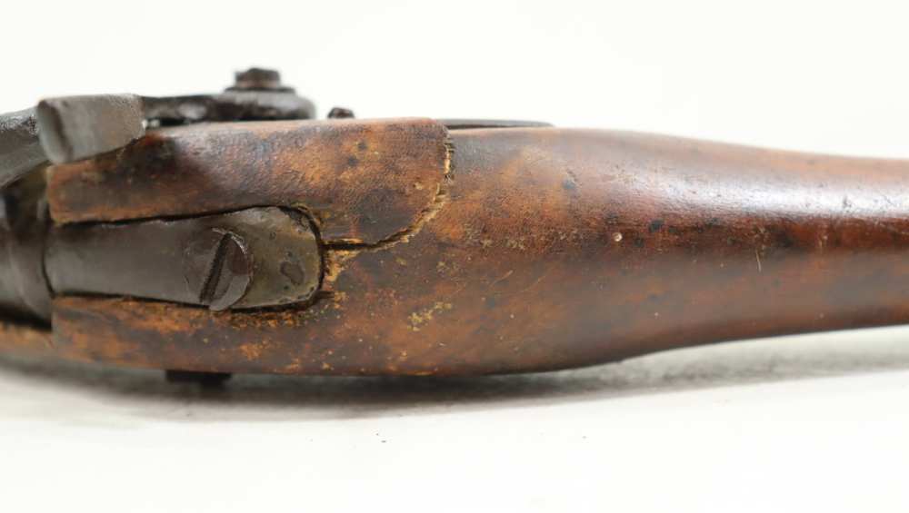 ANTIQUE PERCUSSION PISTOL UNKNOWN MAKER AND CALIBER-img-15