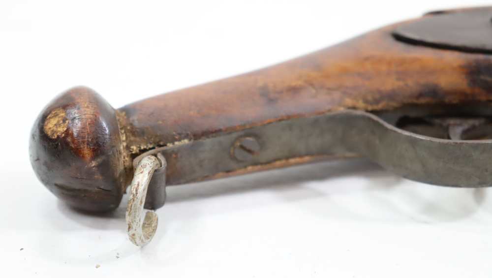 ANTIQUE PERCUSSION PISTOL UNKNOWN MAKER AND CALIBER-img-4