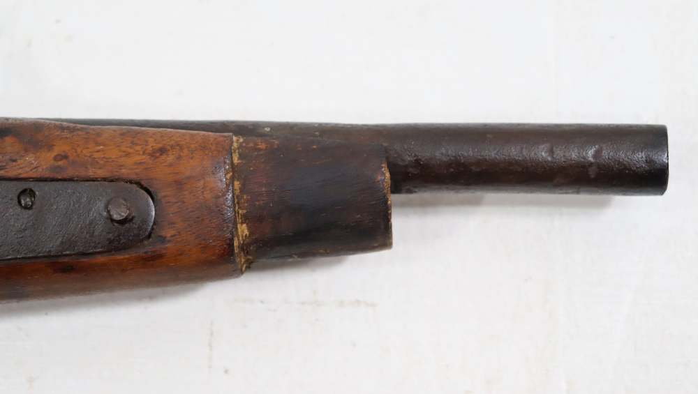 ANTIQUE PERCUSSION PISTOL UNKNOWN MAKER AND CALIBER-img-3