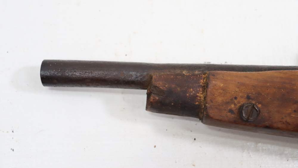 ANTIQUE PERCUSSION PISTOL UNKNOWN MAKER AND CALIBER-img-10