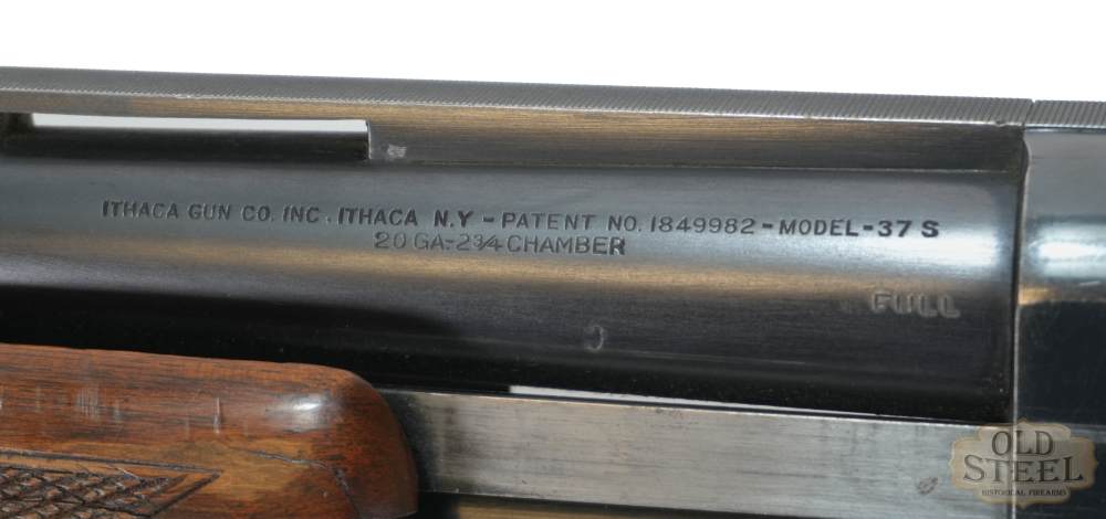 Ithaca 37S Engraved 20 Gauge Pump Action Shotgun MFG 1937-1955 Cutts Comp-img-11