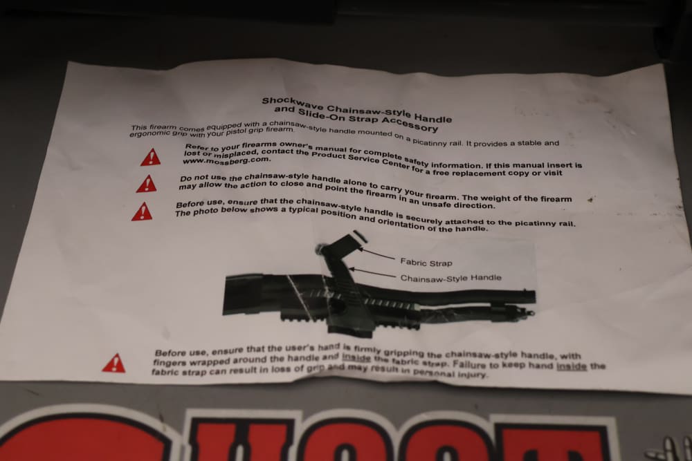 Mossberg Model 590 Shockwave Chainsaw 3" 12GA 14.37" w/ Box - NEW - -img-2