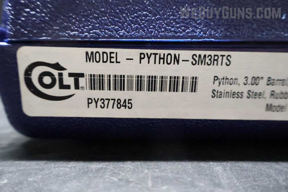 Colt Python Revolver .357 Magnum-img-21
