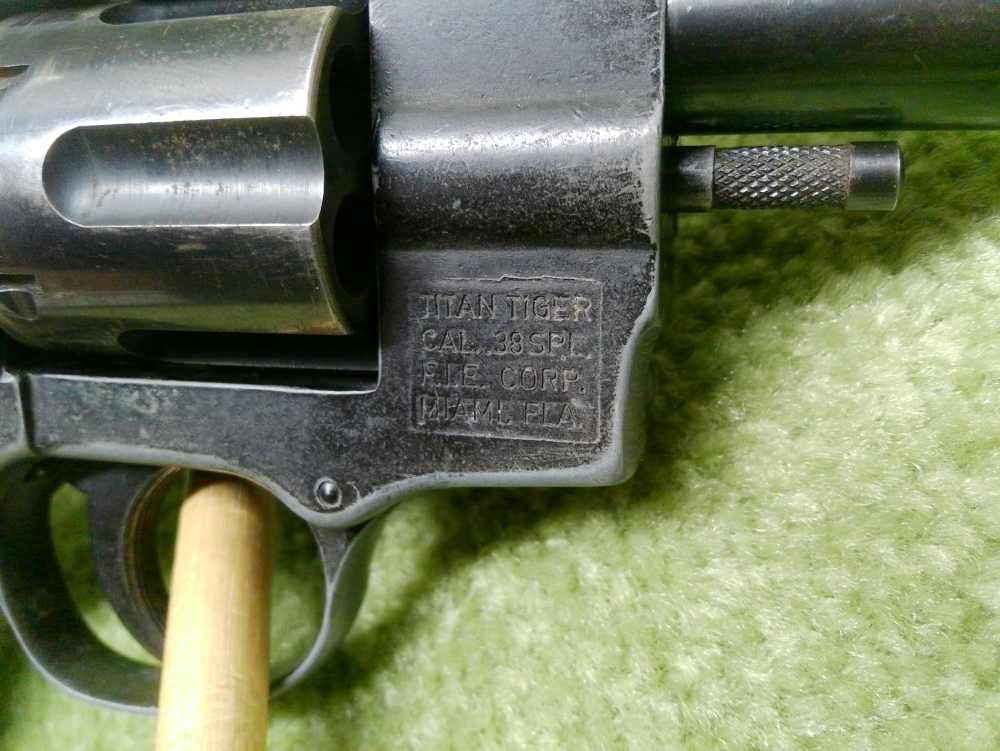Titan Tiger FIE 38Spl 4" 6 Shot Cool Old Gun!-img-5