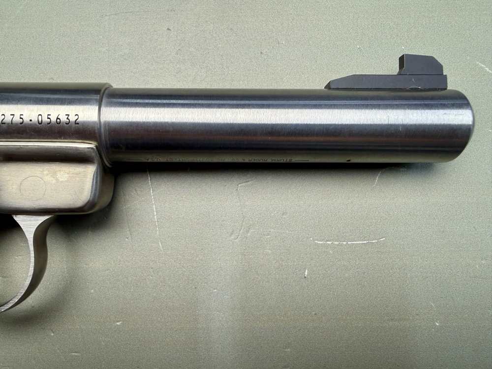 Ruger Mark III Target .22 LR Stainless 5.5” Bull Barrel – Ruger Case-img-8