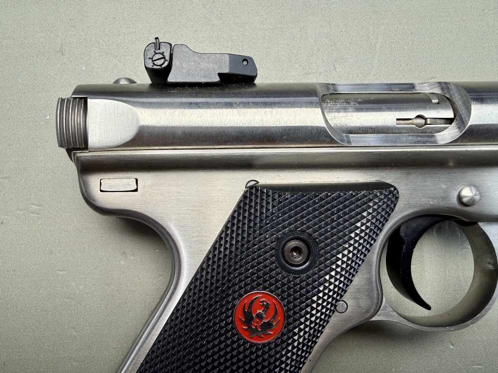 Ruger Mark III Target .22 LR Stainless 5.5” Bull Barrel – Ruger Case-img-6