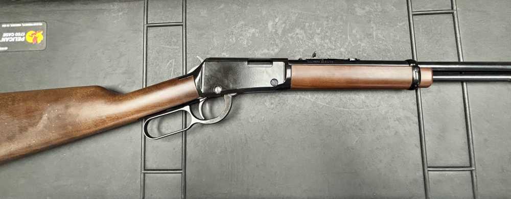HENRY LEVER ACTION 22LR, 22L, 22SHORT 18.5 INCH RIFLE -img-0