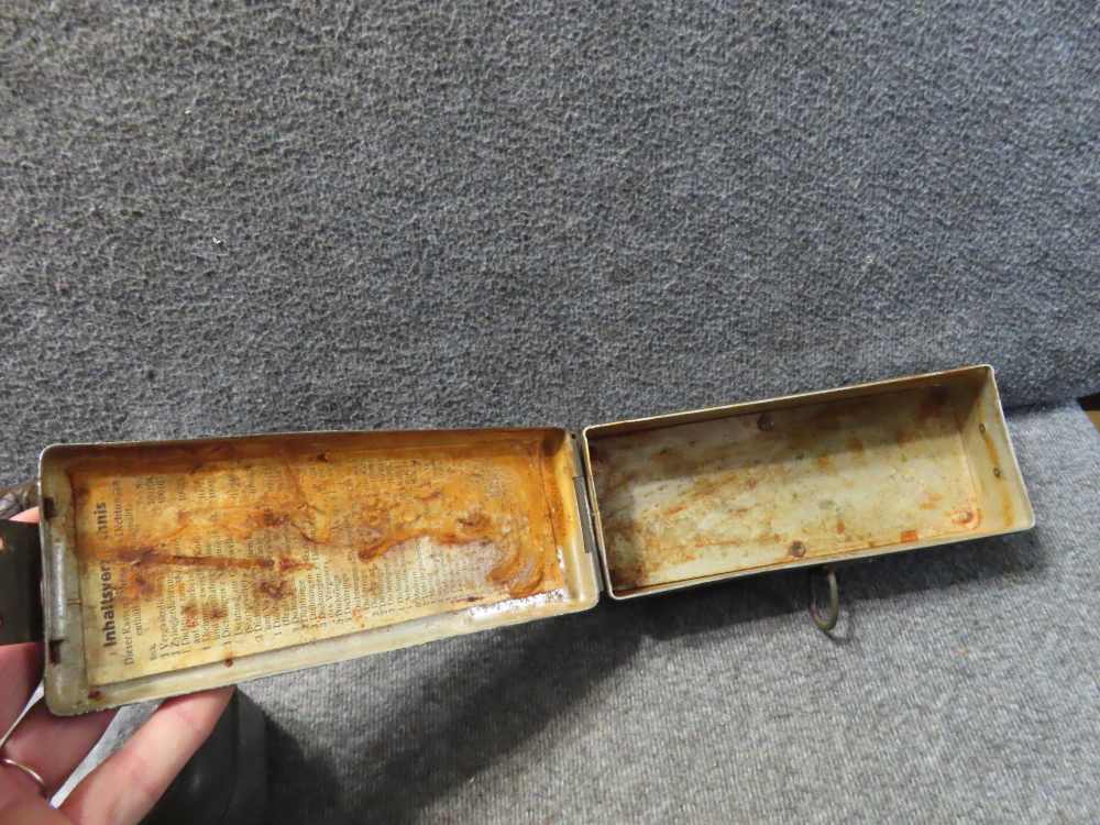 WWI US ARMY AND GERMAN AMMO POUCH-MESS KIT-LEGGINGS-MEAT TIN-PUTTEE-img-7