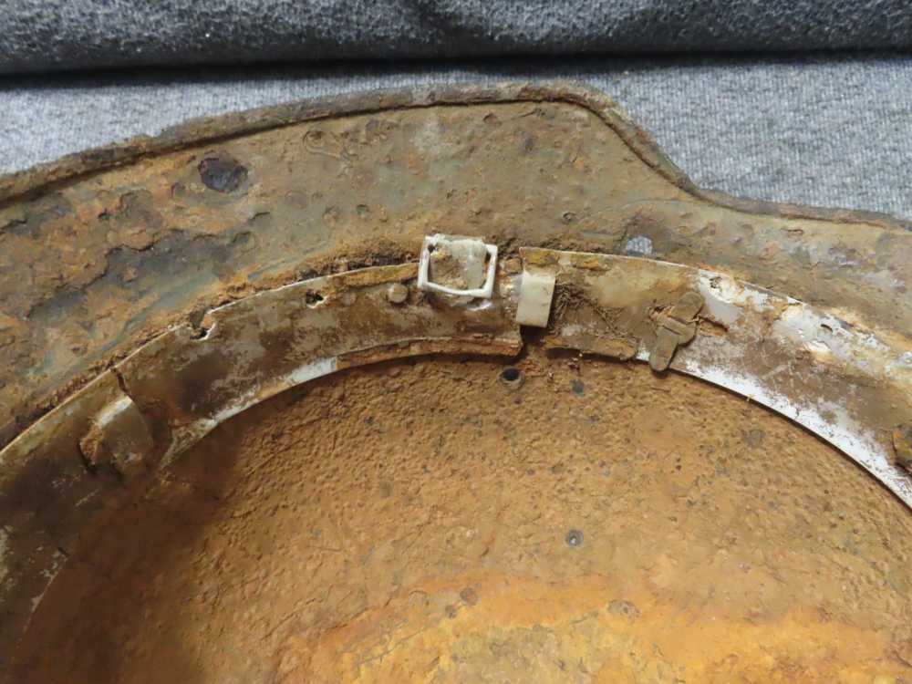 2-GROUND DUG WWII GERMAN HELMETS-M35 AND M40 MODELS-GREAT DISPLAY-img-16