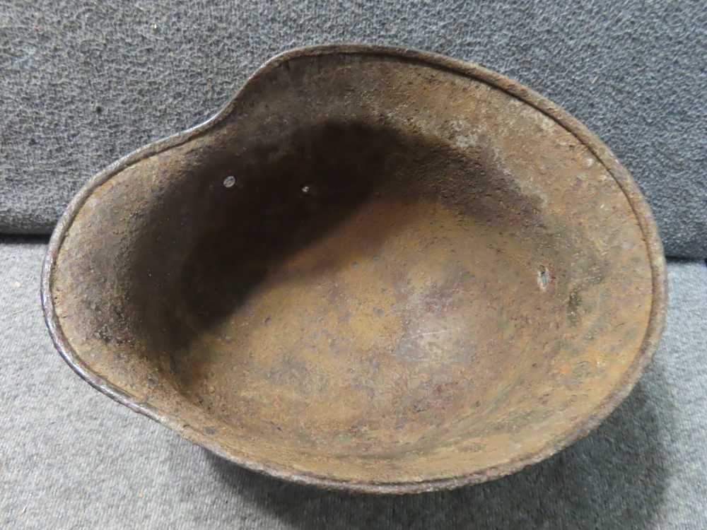 2-GROUND DUG WWII GERMAN HELMETS-M35 AND M40 MODELS-GREAT DISPLAY-img-6