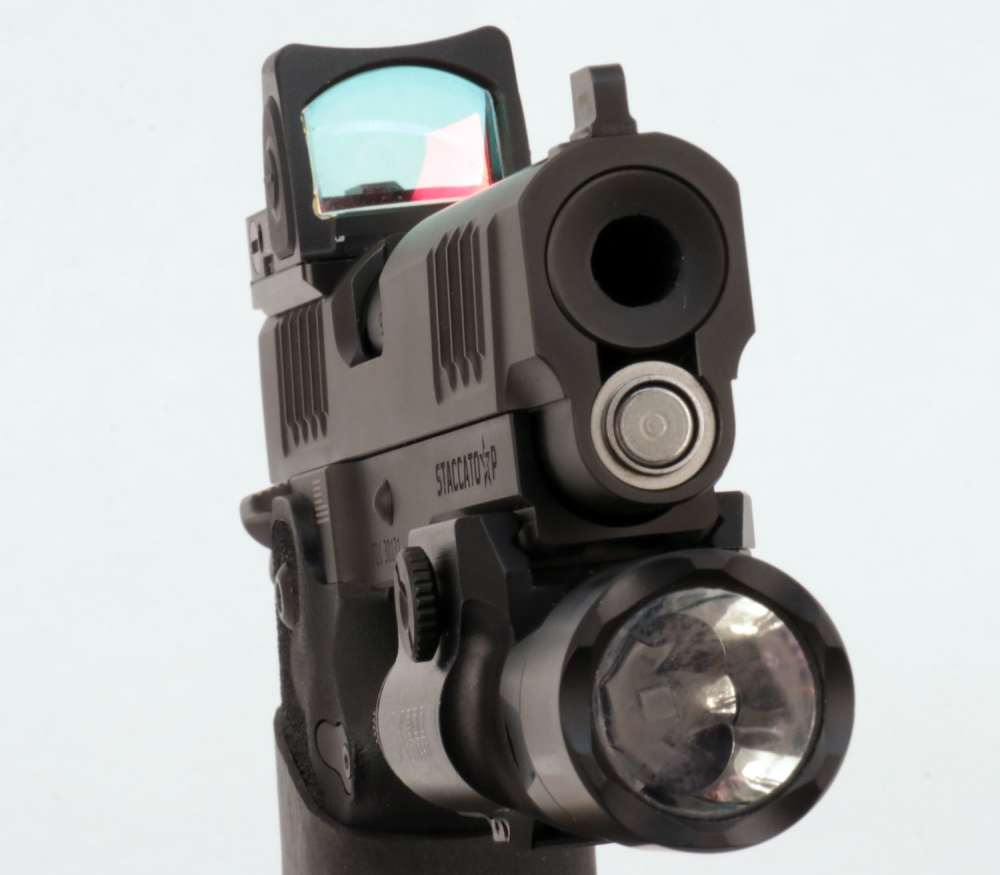 Staccato 2011P Pistol 9mm Trijicon RM06 Surefire X300 Pre Owned-img-13