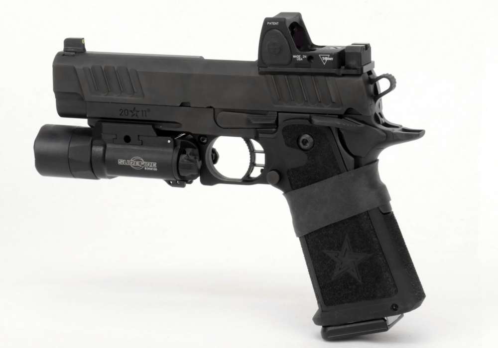 Staccato 2011P Pistol 9mm Trijicon RM06 Surefire X300 Pre Owned-img-4