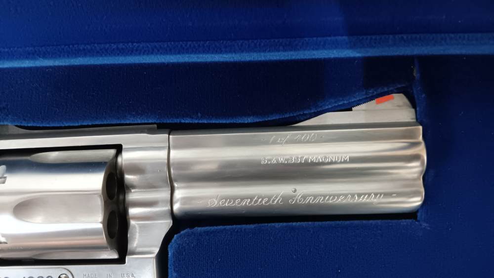 RARE SMITH & WESSON 686-1 WEST VIRGINIA STATE POLICE COMMEMORATIVE REVOLVER-img-3