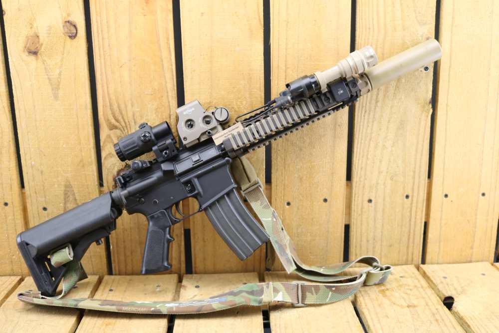 Colt MK18 Block 2 Factory SBR + Surefire EOTECH Turn-Key AR15 M16 M4 Kit-img-10
