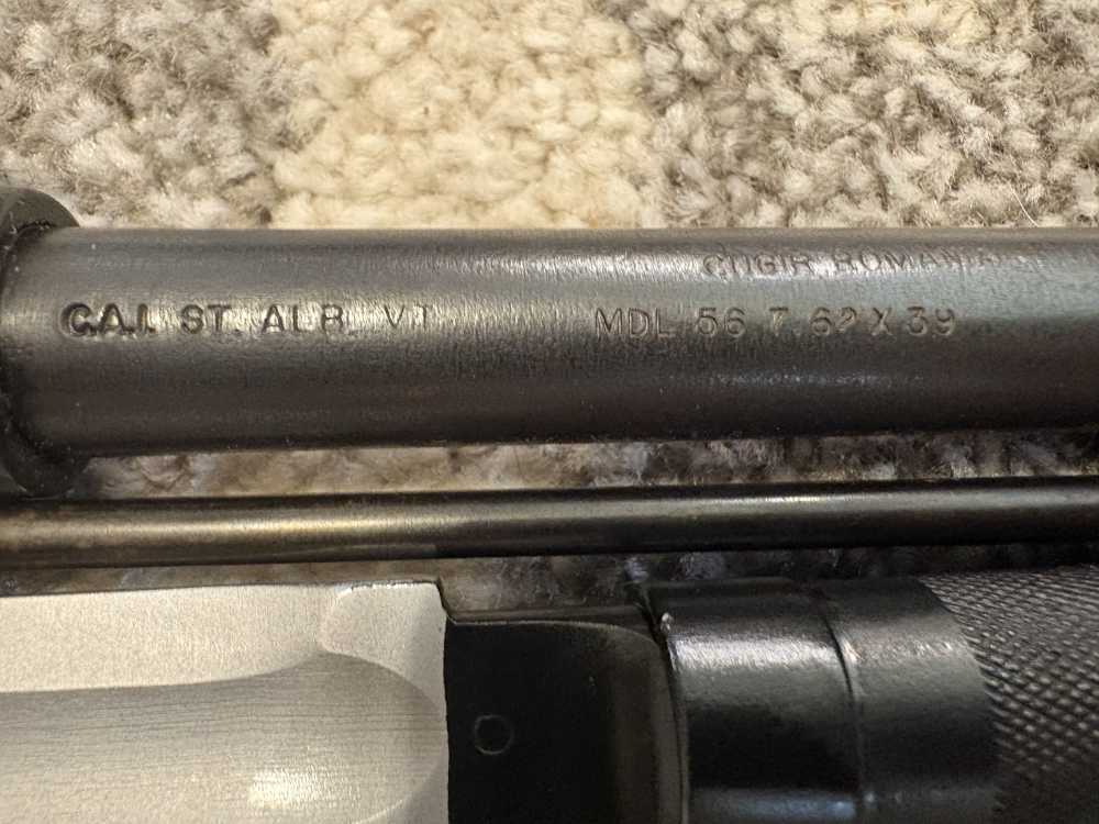 Romanian SKS Model 56 7.62x39 20.5” Semi Auto numbers matching RARE!-img-16