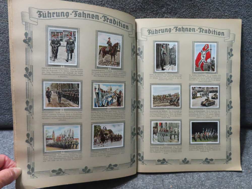 ORIGINAL WWII GERMAN CIGARETTE CARD ALBUM "DIE DEUTSCHE WEHRMACHT"-1936-img-8