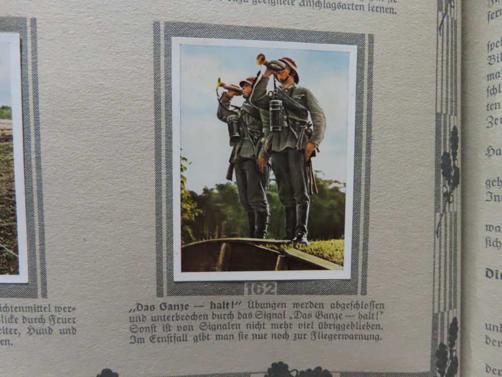 ORIGINAL WWII GERMAN CIGARETTE CARD ALBUM "DIE DEUTSCHE WEHRMACHT"-1936-img-16