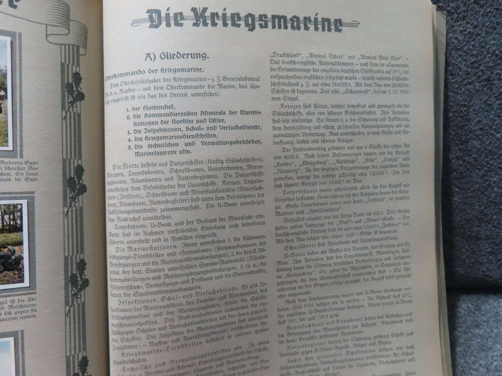 ORIGINAL WWII GERMAN CIGARETTE CARD ALBUM "DIE DEUTSCHE WEHRMACHT"-1936-img-20