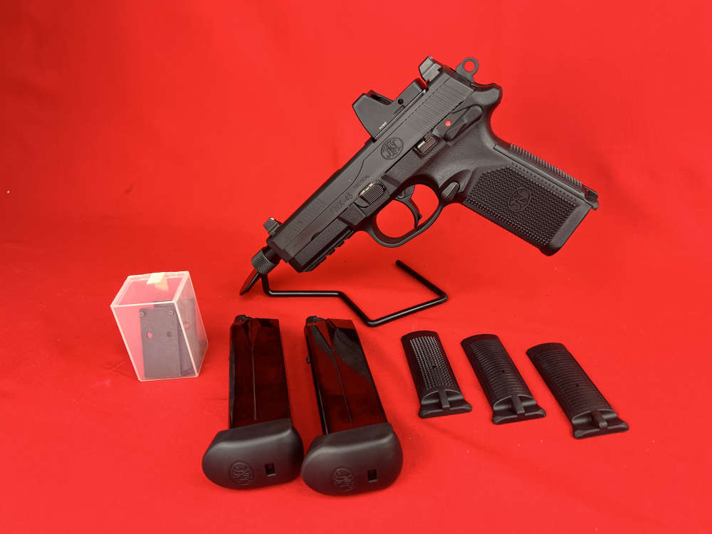 FN FNX-45 TACTICAL .45ACP Pistol with Trijicon Red Dot-img-1