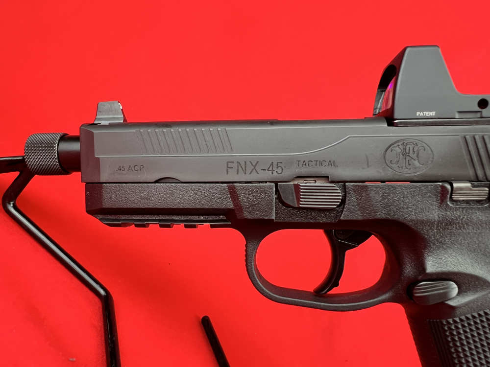 FN FNX-45 TACTICAL .45ACP Pistol with Trijicon Red Dot-img-4
