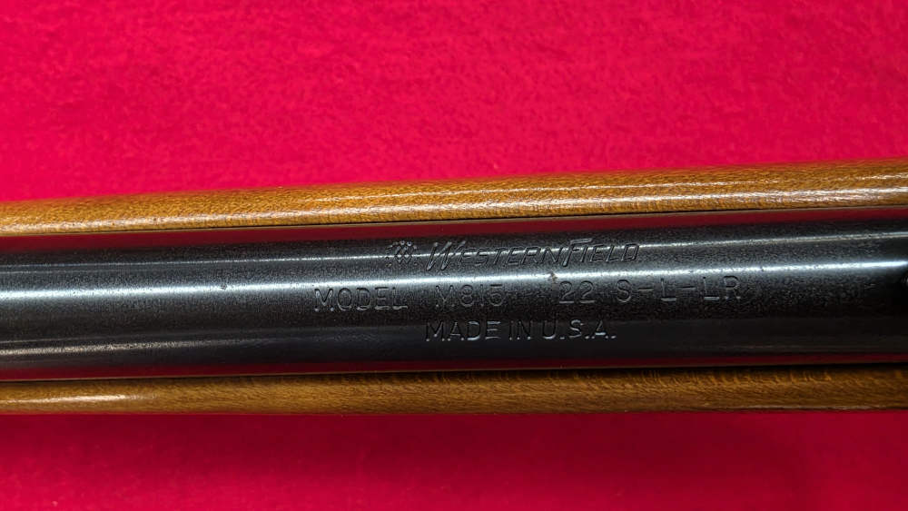WESTERN FIELD - M815 - .22S/L/LR - 24" - CLEAN - USED!-img-2