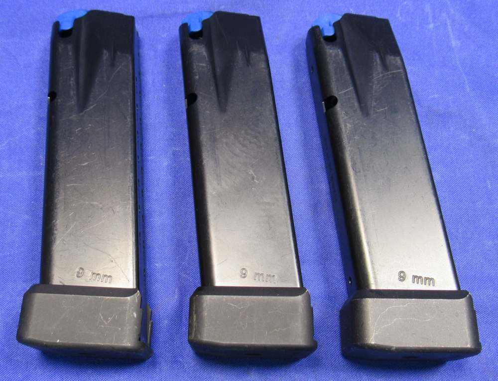 Lot of Three (3) Walther PDP 9mm 18-Round Magazines - Factory Original-img-0