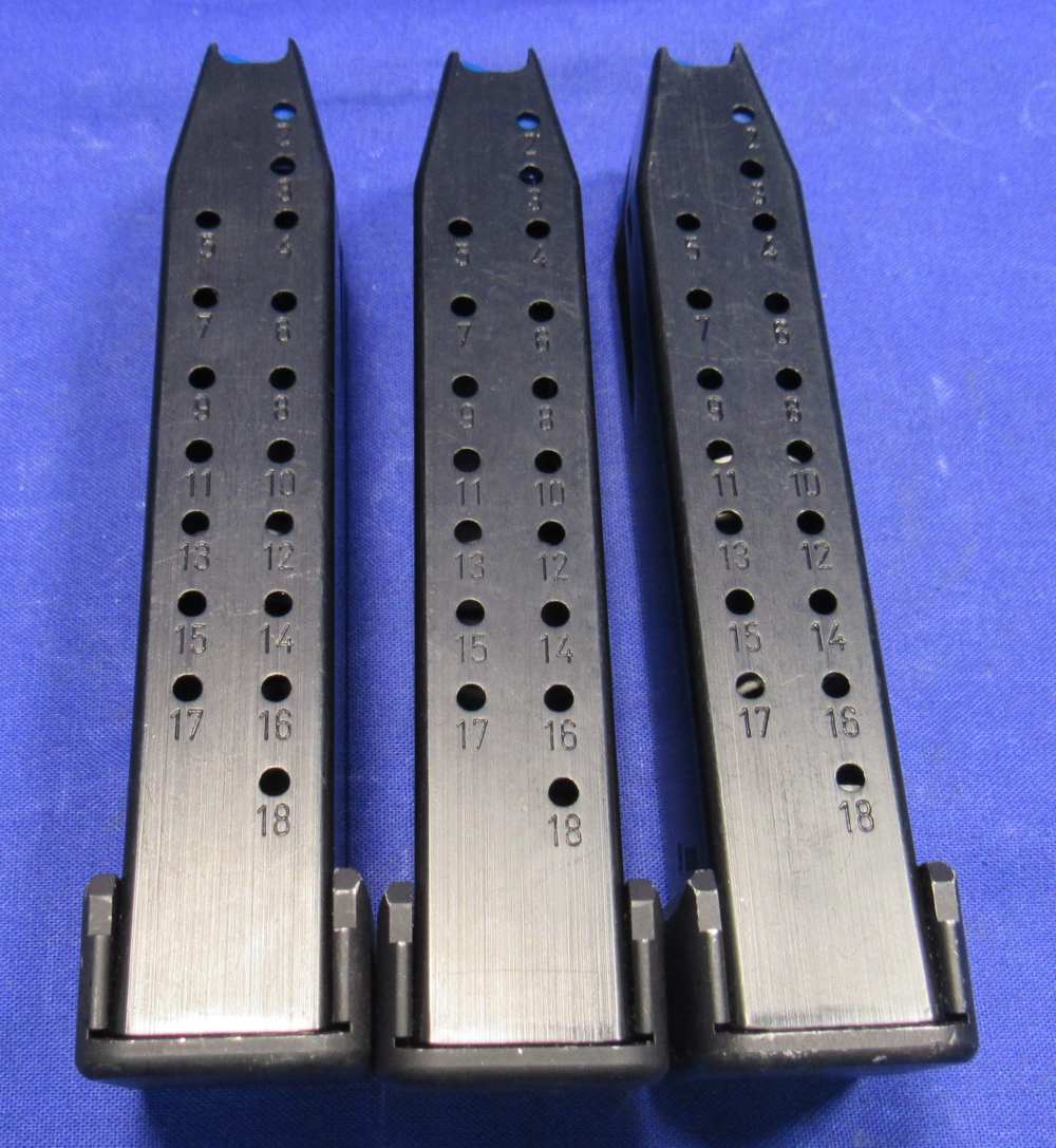 Lot of Three (3) Walther PDP 9mm 18-Round Magazines - Factory Original-img-4