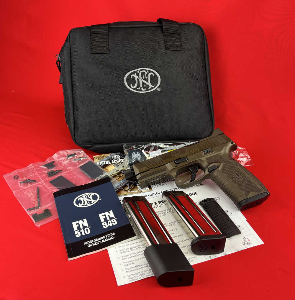 Bronze FN, 510, 10mm Threaded Pistol, Optic Ready, Night Sights-img-0