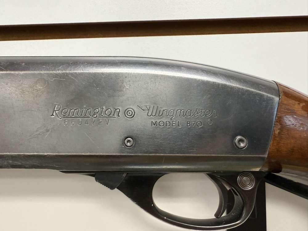Remington 870 Wingmaster De Luxe Pump Shotgun – 12 Ga – 25”-img-8
