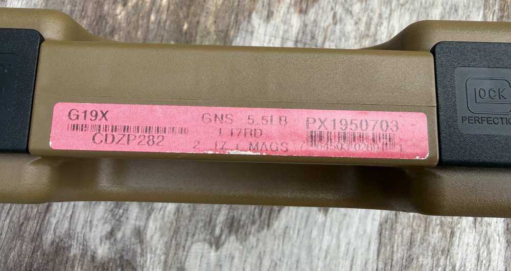 Glock 19X 4" 9mm LNIB 3 Mags 1¢ No Reserve G19X-img-9