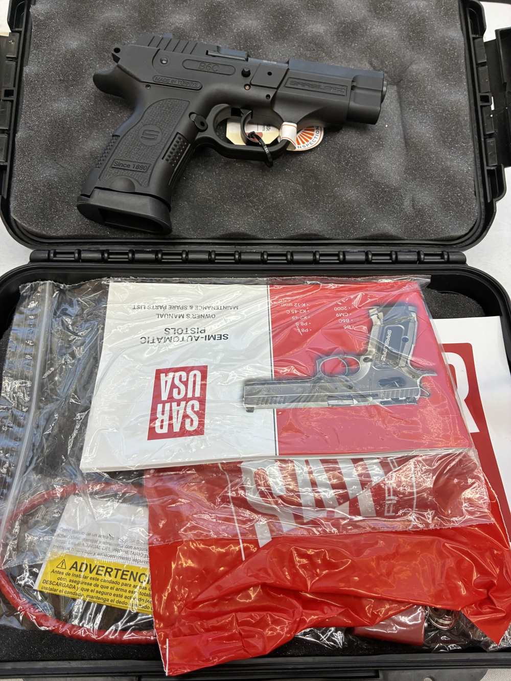 Sar B6C  9mm As New in Box-img-1