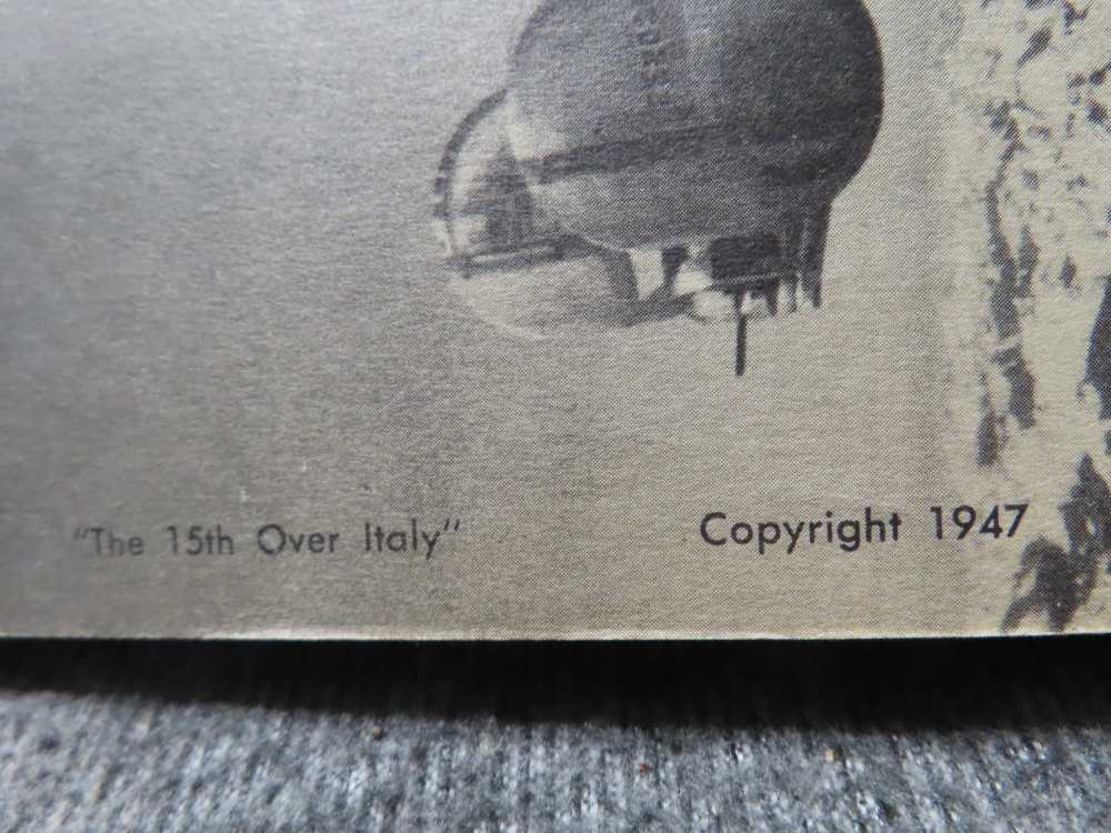 WWII UNIT HISTORY THE 15th OVER ITALY, HISTORY OF THE FIFTEENTH AIR FORCE--img-2