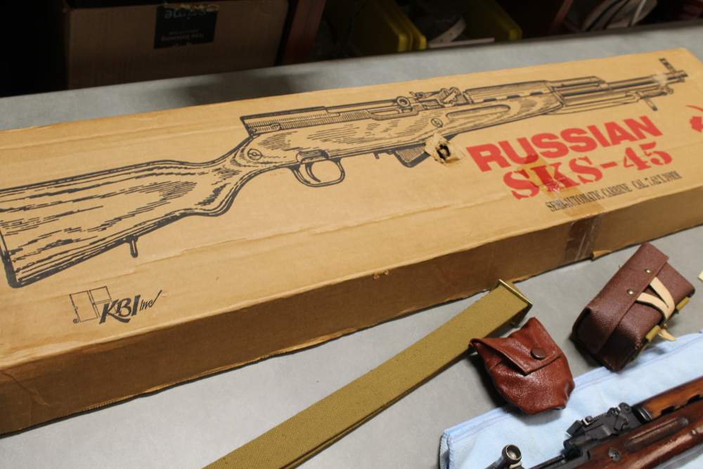 Russian SKS-45 in 7.62X39, KBI Inc, Nice condition with Box and accessories-img-54