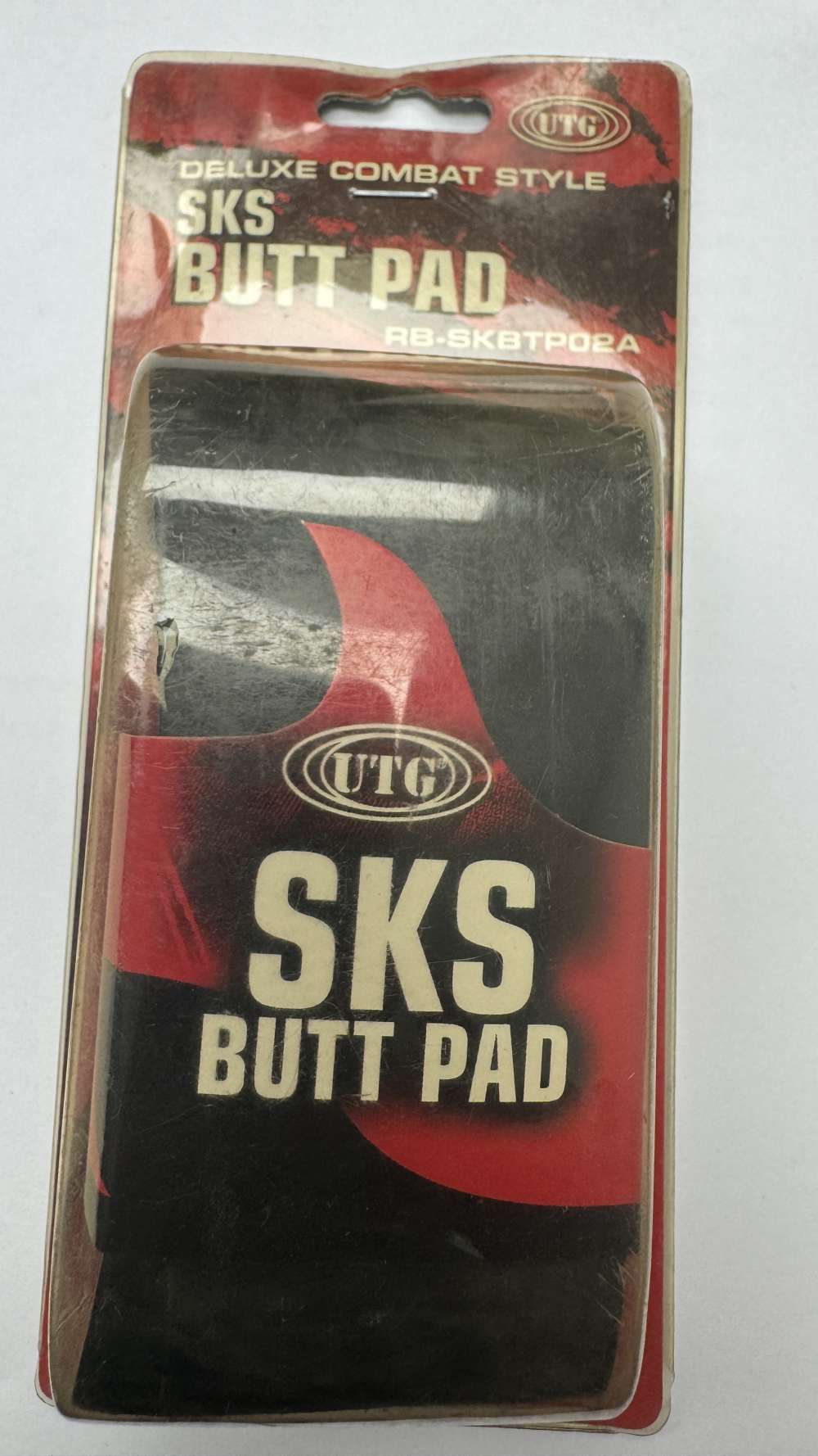 SKS Butt Pad Extension - 2 inch, MADE BY UTG, BLACK, CLOSE OUT ITEM-img-1